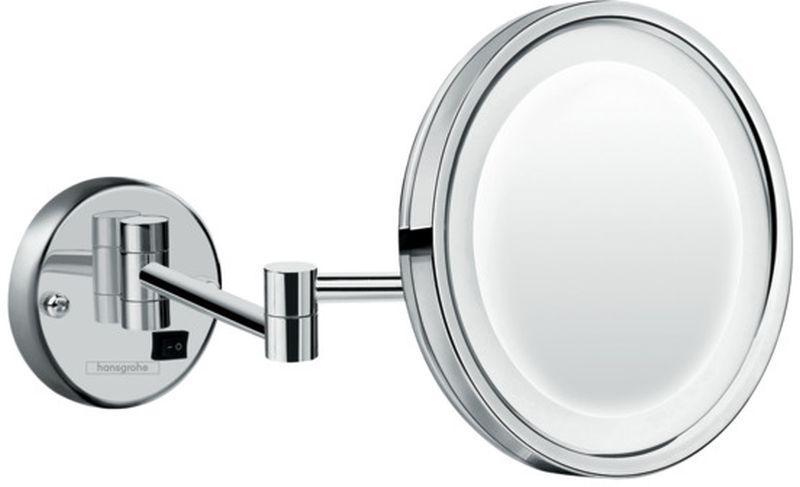 Hansgrohe Logis Universal lusterko kosmetyczne 21,7x21,7 cm okrągłe z oświetleniem chrom 73570000 - Wysyłka w 24h