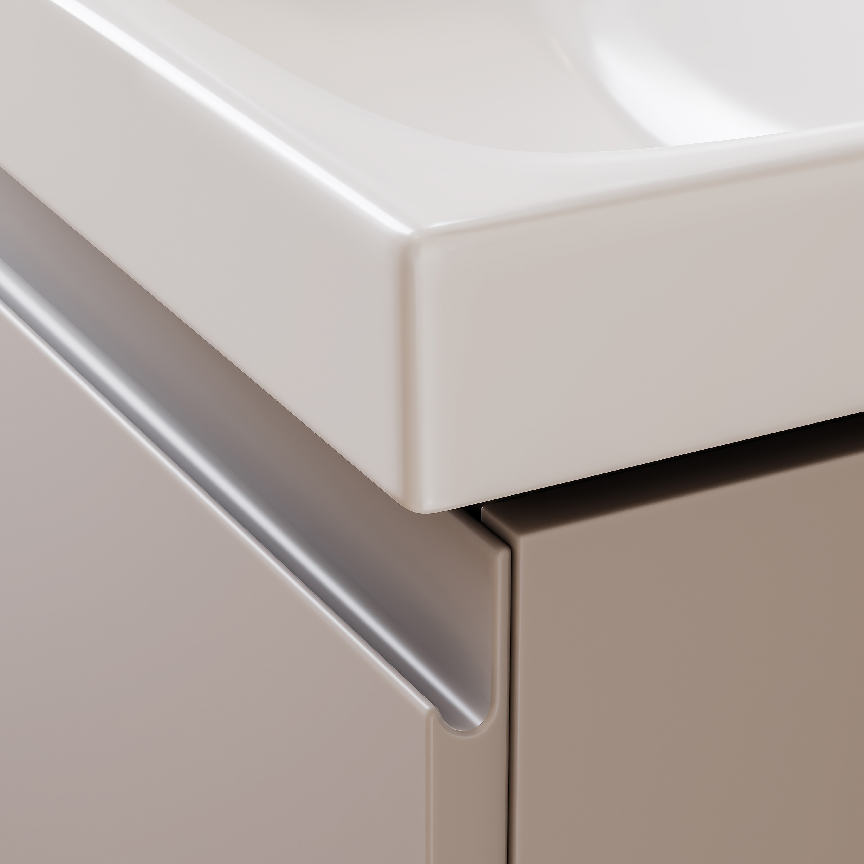 Cersanit Moduo umywalka z szafką 60 cm kaszmir S801-591 - Wysyłka w 24h