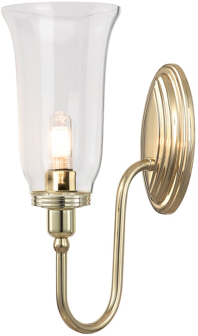 Elstead Lighting Blake kinkiet 1x3 W mosiądz polerowany BATH-BLAKE2-PB