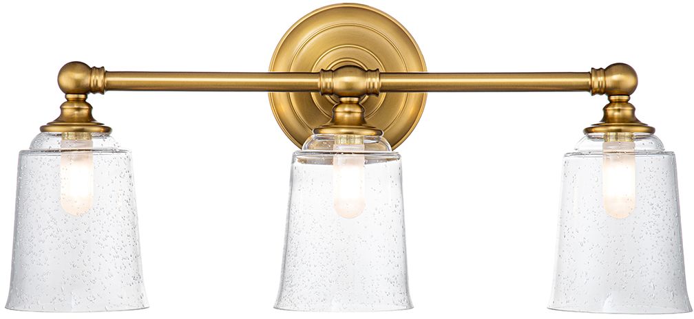 Elstead Lighting Huguenot Lake kinkiet 3x3 W mosiądz oksydowany FE-HUGOLAKE3BATH-BB