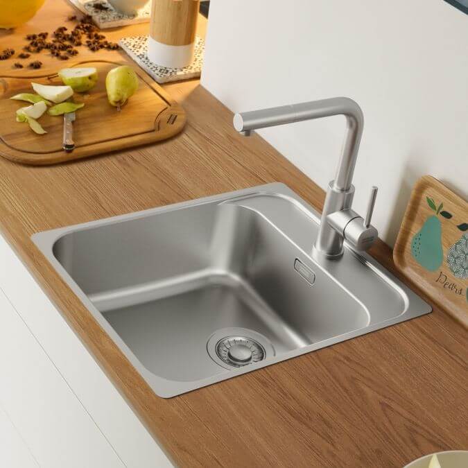 Franke Smart SRX 210-40 TL zlewozmywak stalowy 43x51 cm stal 127.0720.294