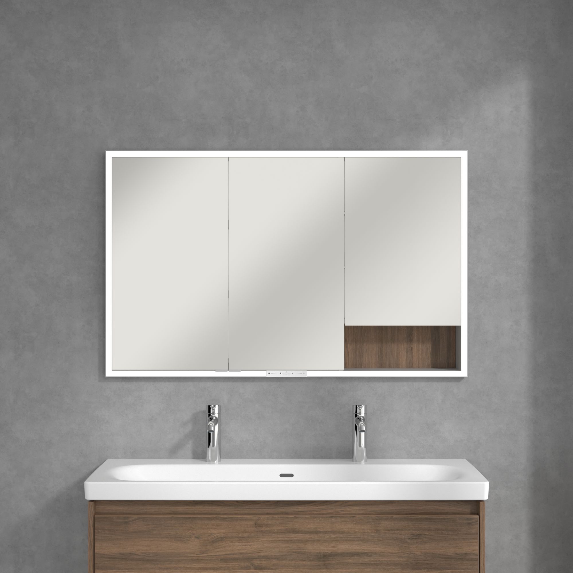 Villeroy & Boch My View+ szafka 120x16,8x75 cm z lustrem Arizona Oak A48212VH