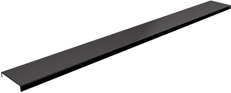 Schedpol Base Black Range maskownica odpływu liniowego 90 cm czarny 10.053/DPSM