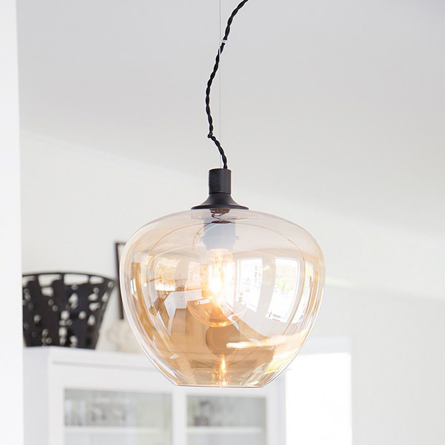 By Rydéns Bellissimo lampa wisząca 1x8W bursztynowa 4200570-5503