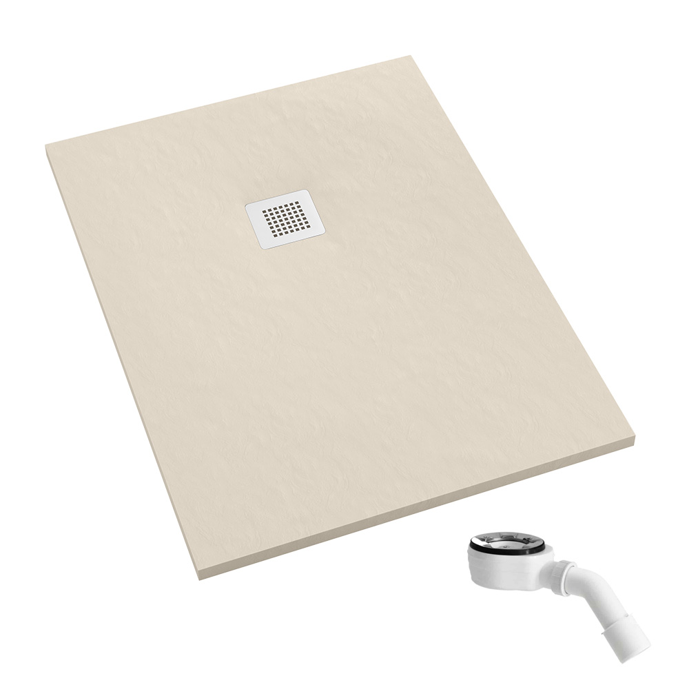 Schedpol Kalait Cashmere Stone brodzik prostokątny 120x100 cm beżowy 3.3125/PK/ST-M2