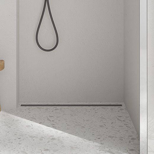 Oltens Langan Slim odpływ prysznicowy liniowy 80 cm grafit połysk/grafit szczotkowany 30011400 - Wysyłka w 24h