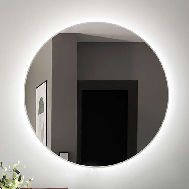 Baltica Design Bright lustro 80 cm okrągłe z oświetleniem LED białe barwa neutralna