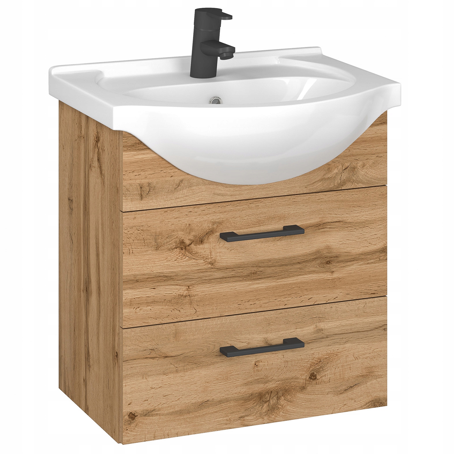 Astor Aspen umywalka z szafką 51 cm dąb AM-ZET-241-NN
