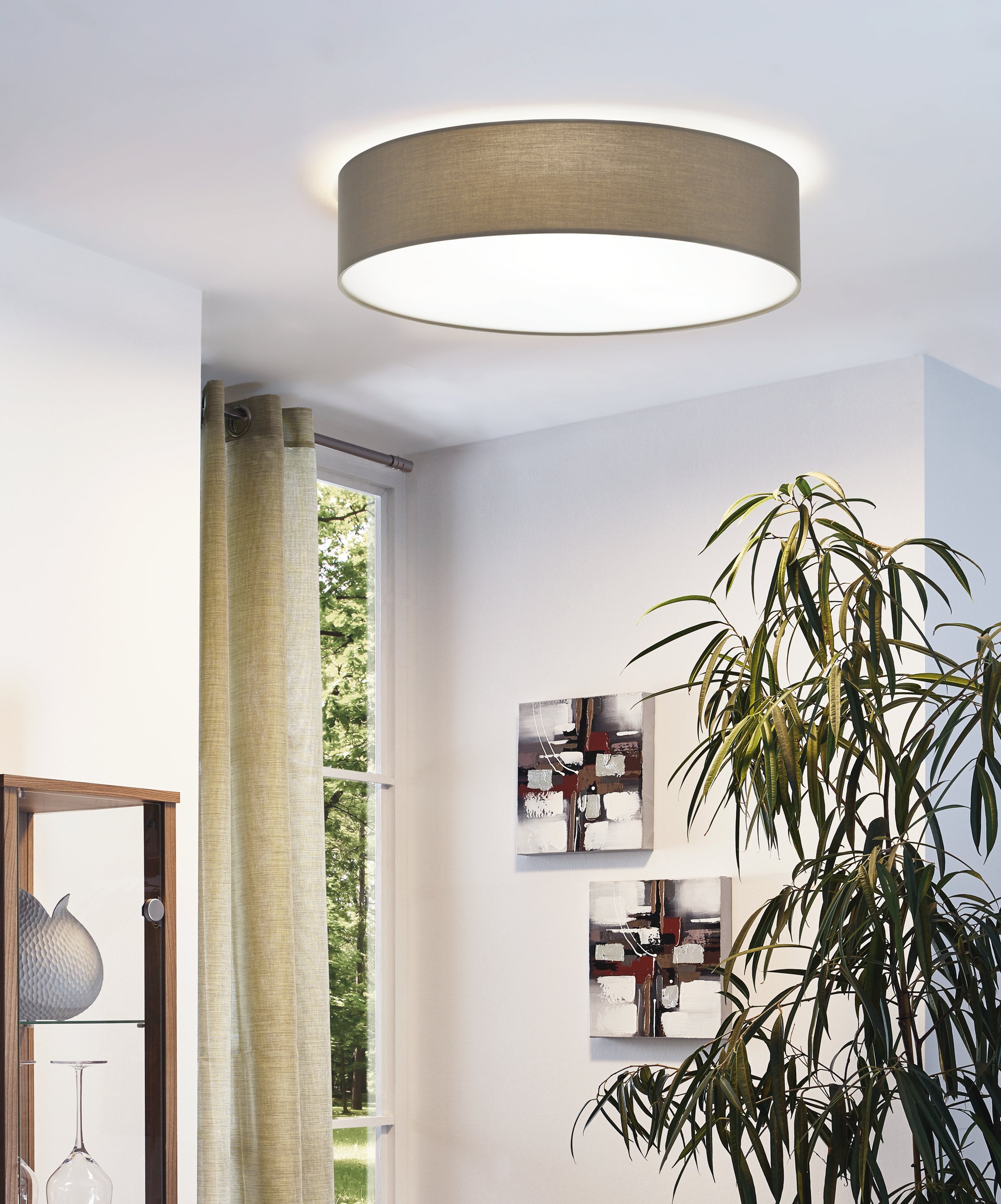 Eglo Pasteri plafon 3x25 W popielaty 97612