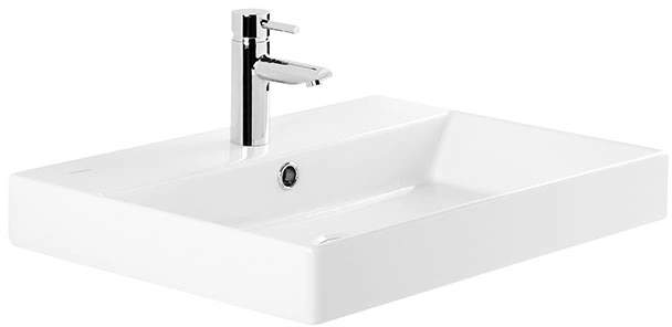 Sanindusa Novelda umywalka 60x45,5 cm prostokątna ścienna biała 118110004