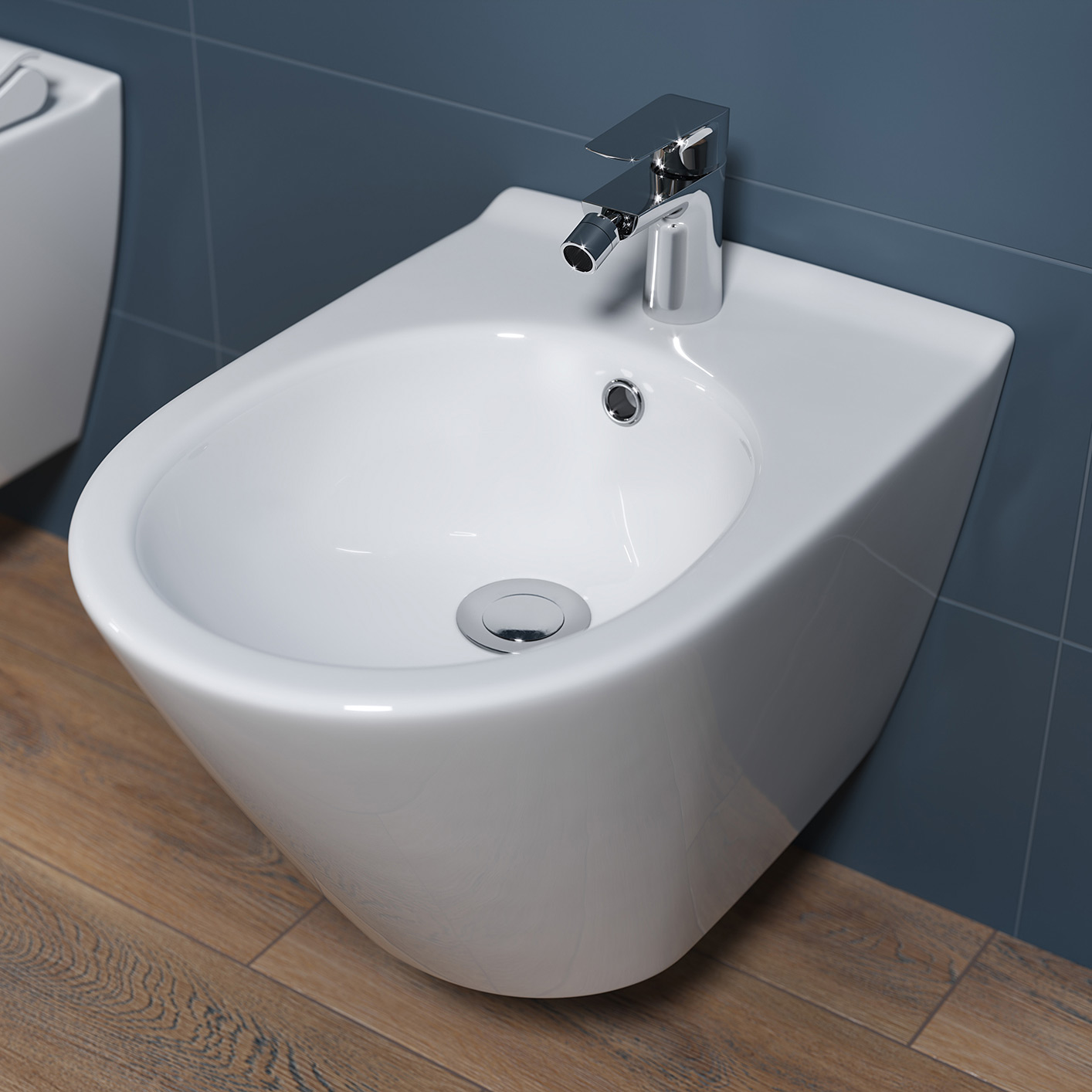Cersanit City Oval bidet wiszący biały K35-043 - Wysyłka w 24h