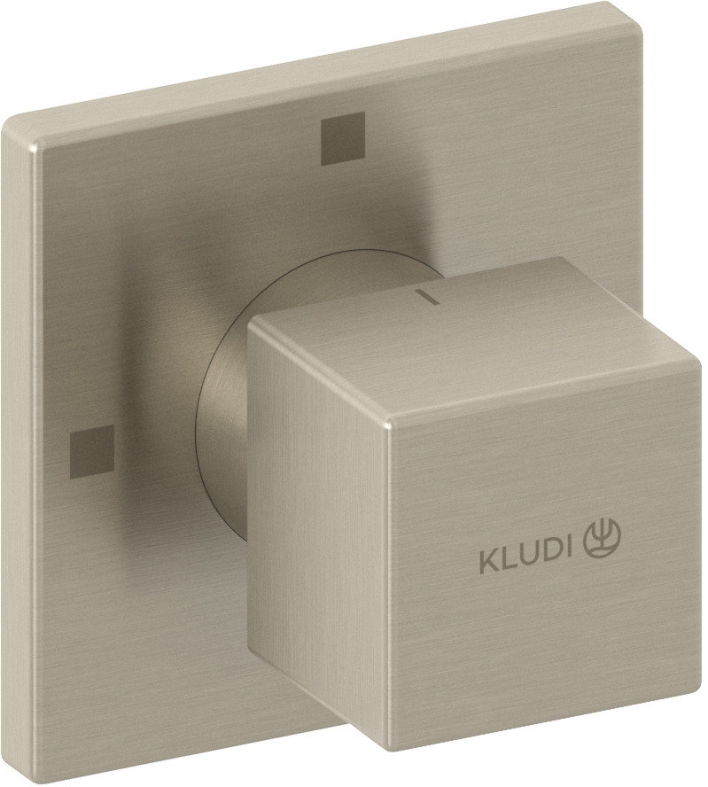 Kludi Decus element zewnętrzny zaworu podtynkowego nikiel szczotkowany 54846N575