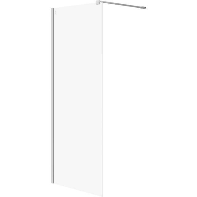 CERSANIT Kabina prysznicowa WALK-IN MILLE chrom 80x200 szkło transpar