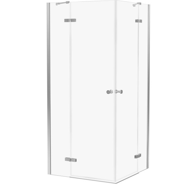 NEW TRENDY Kabina prysznicowa prostokątna KALIBRA 2D 100x120x195 chro