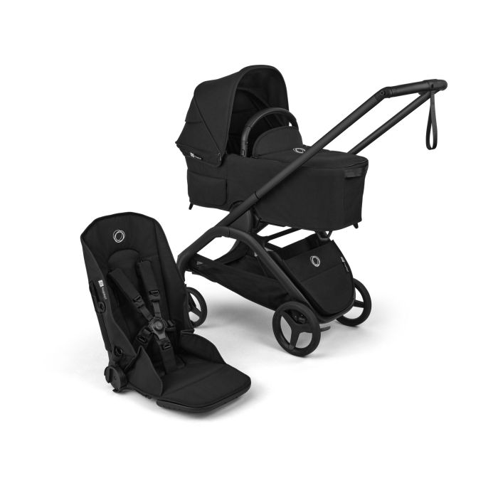 Bugaboo Dragonfly Plus - wózek głęboko-spacerowy-Black-Heritage Black