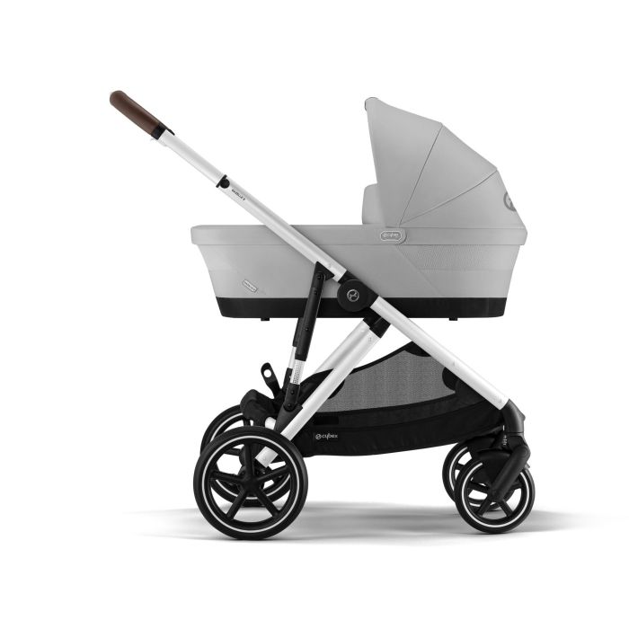 Cybex Gazelle S - wózek głęboko-spacerowy-Lava Grey (Silver Frame)