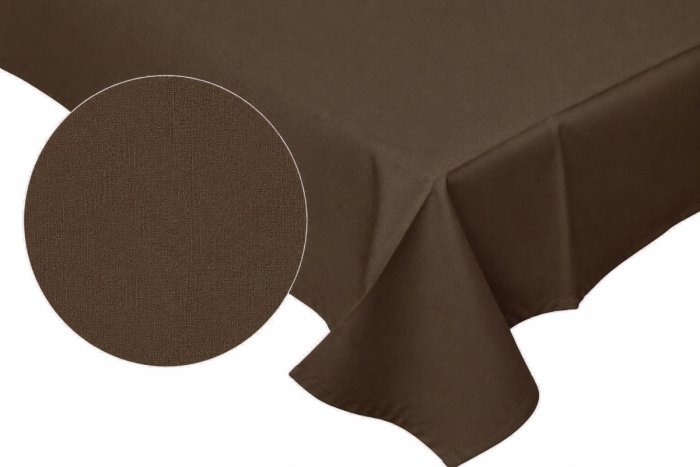 Prześcieradło RUBIN 100% bawełna 160x220 bez gumki wz. czekoladowy 505/1