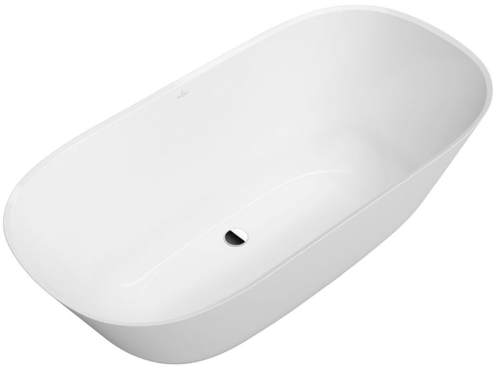 Darmowa Dostawa - Wanna wolnostojąca 155x75 cm owalna biała Villeroy & Boch Theano UBQ155ANH7F200V01