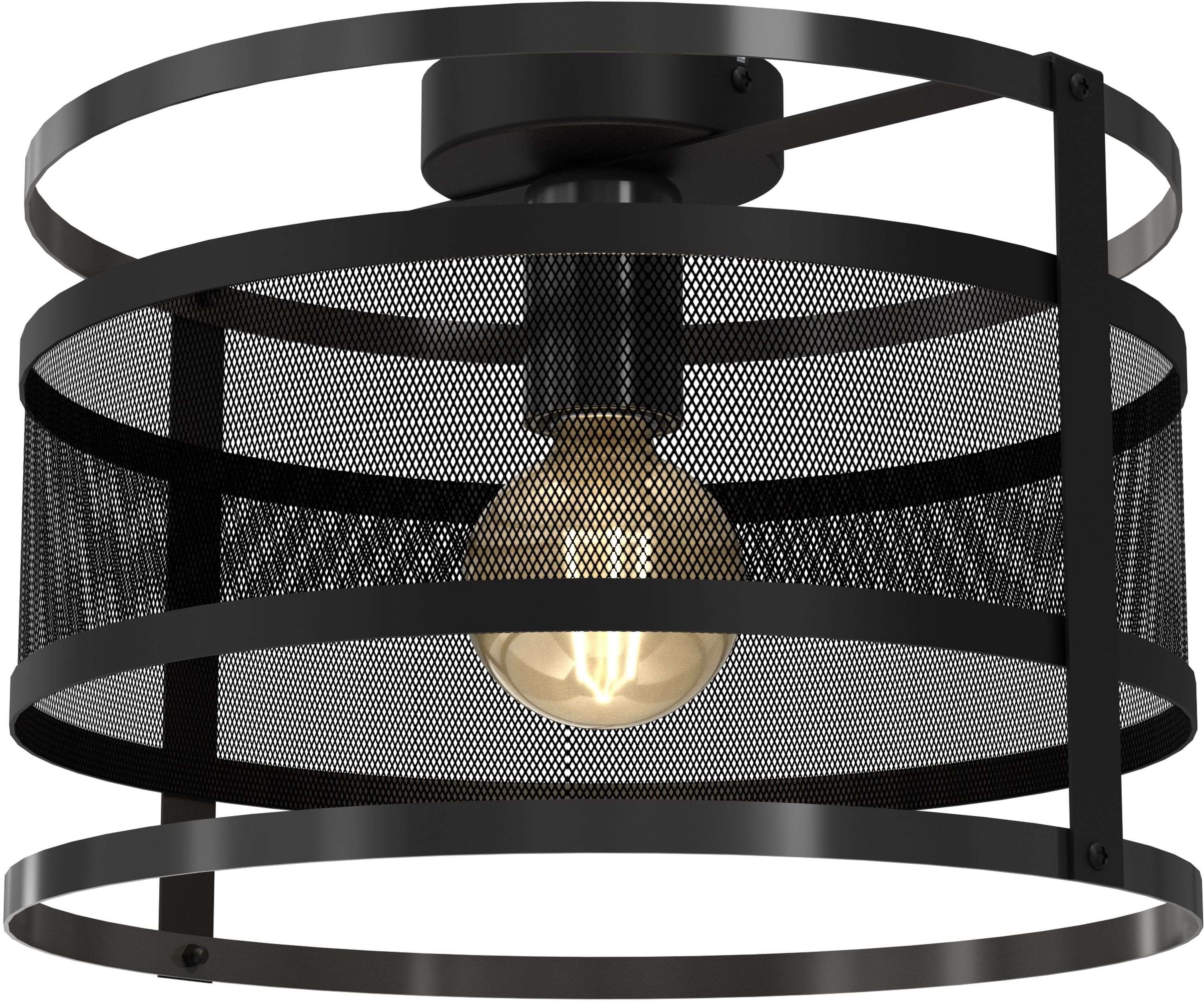 Darmowa Dostawa - Lampa podsufitowa 1x60 W czarny Luminex Rim 1120