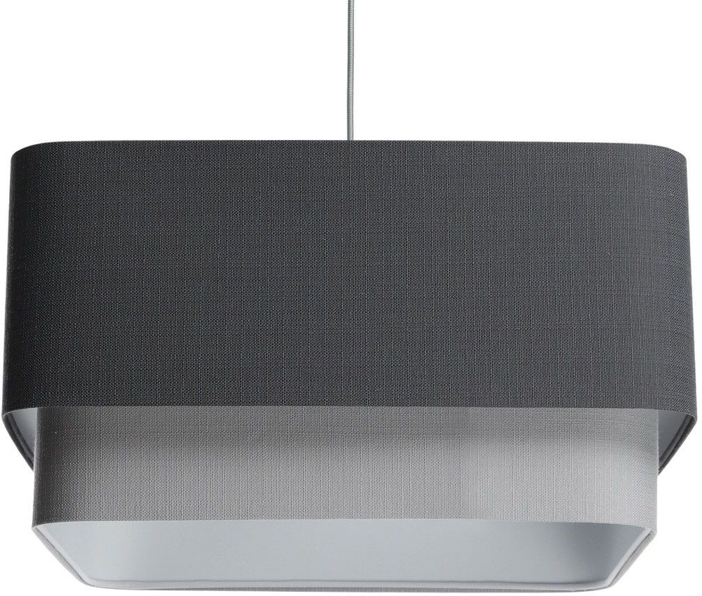 Darmowa Dostawa - Lampa wisząca 1x60 W szary/popielaty-grafitowa BPS Koncept Kwadro duo KWD007