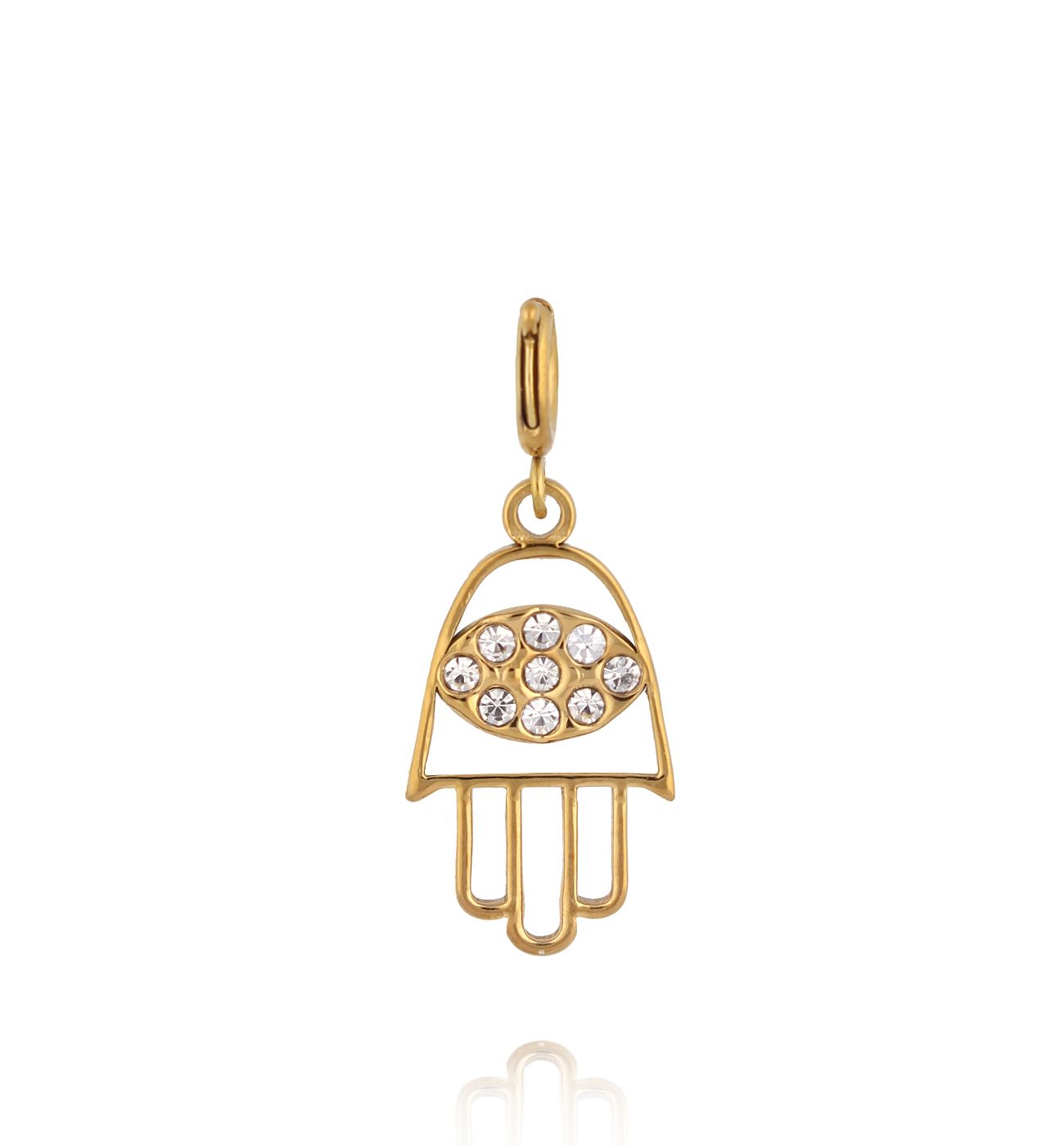 Charms Ręka Fatimy z cyrkoniami CHA0055