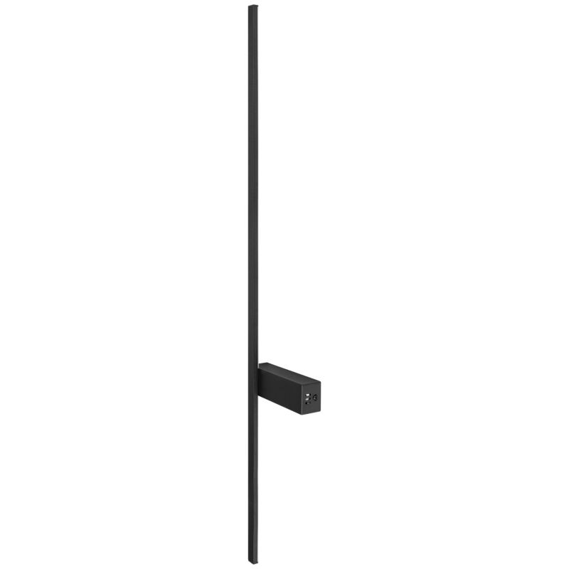 Kinkiet LED MasterLED Lira 12W 90cm IP20 4000K neutralna biel do salonu korytarza czarny 1 szt.