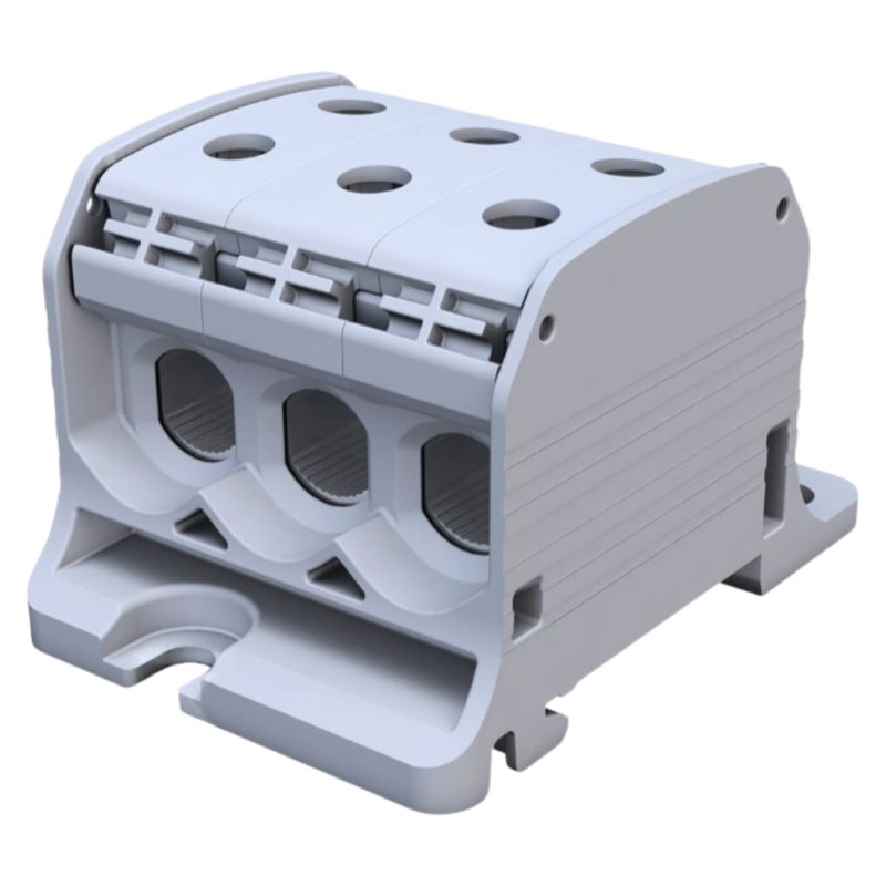 Złączka szynowa Simet STB 50-3 szara (Al/Cu, 6-50 mm) 1szt.
