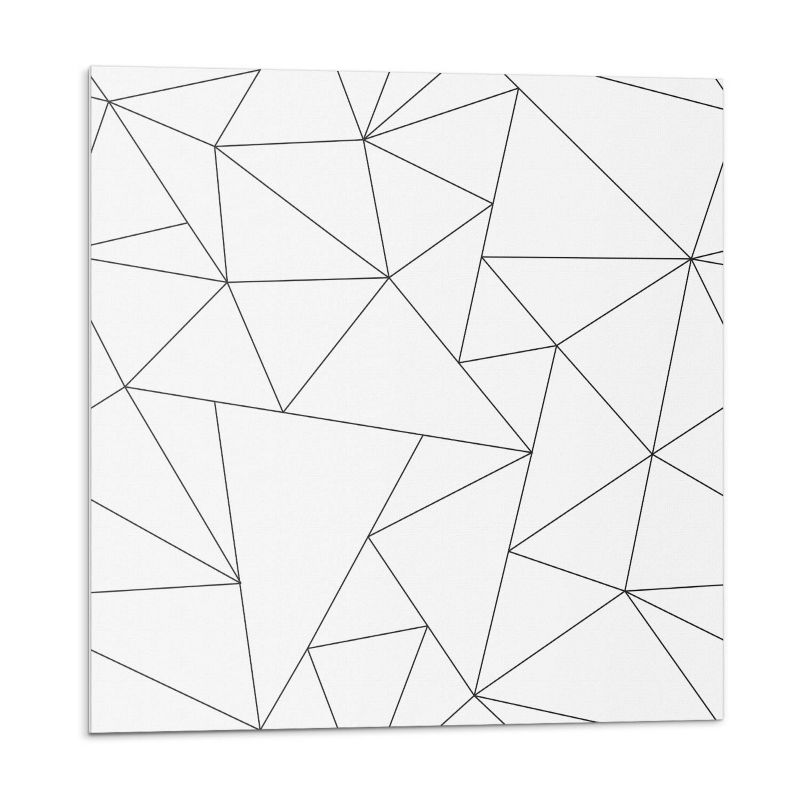 Kafelki samoprzylepne Wallfluent 30x30 cm Abstrakcyjna kompozycja trójkątów 9 szt.