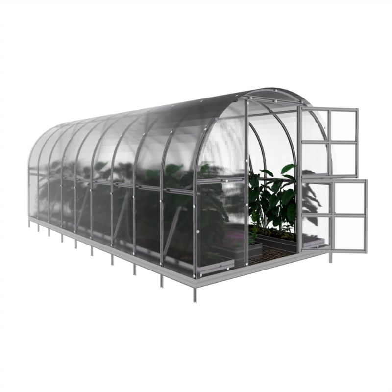 Szklarnia KLASIKA ARCH 3 x 6 m (18 m²), 6 mm z powłoką z poliwęglanu 1szt.