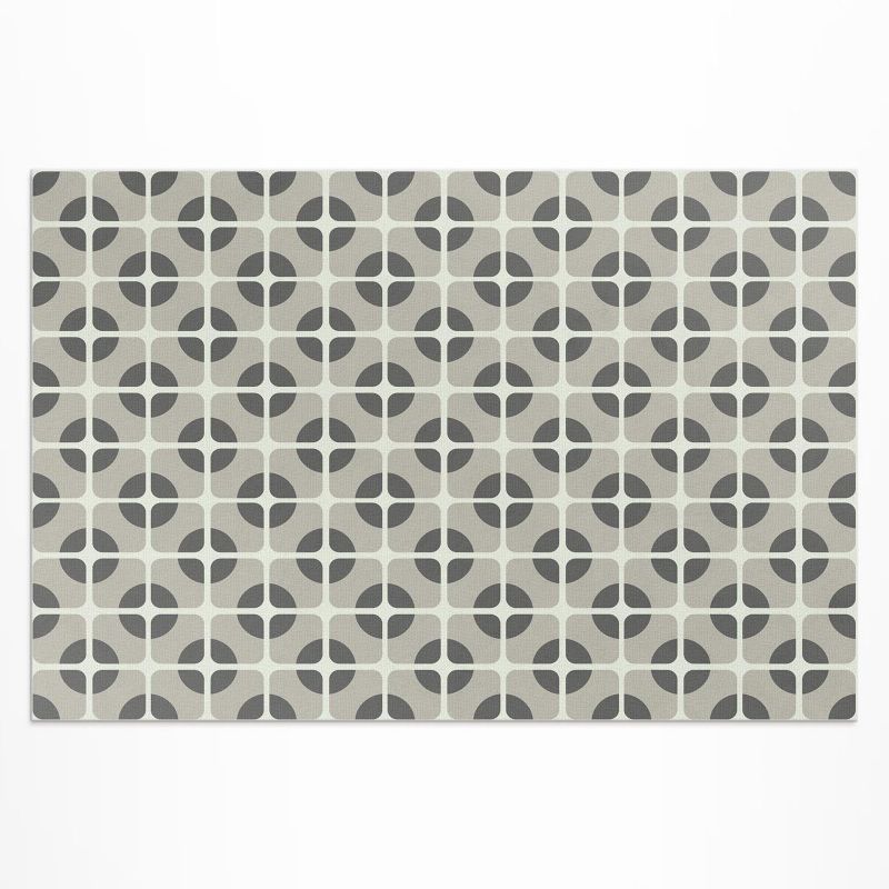 Balkonowy Dywan Winylowy UV Wallfluent 80x120 cm Mozaika geometryczne kształty 1 szt.