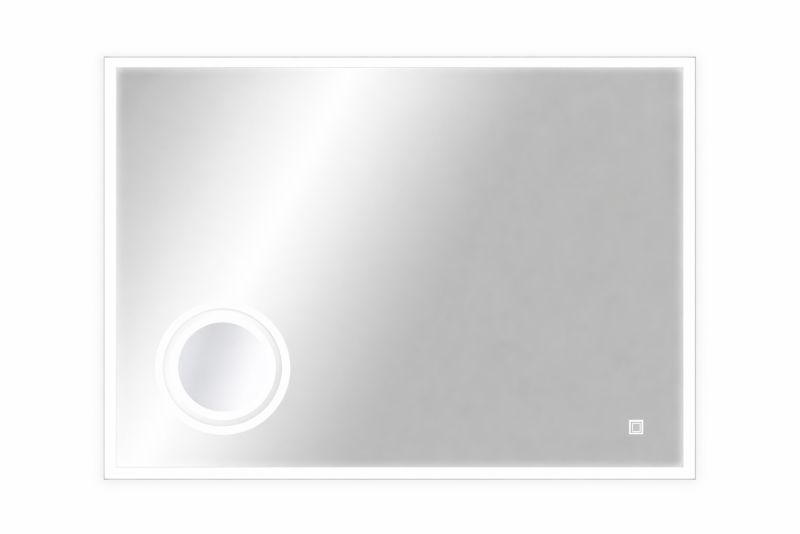 Lustro podświetlane Cordia Plus Cosmetic Line LED w srebrnej ramie 65x100cm z włącznikiem dotykowym i matą grzewczą 1szt.