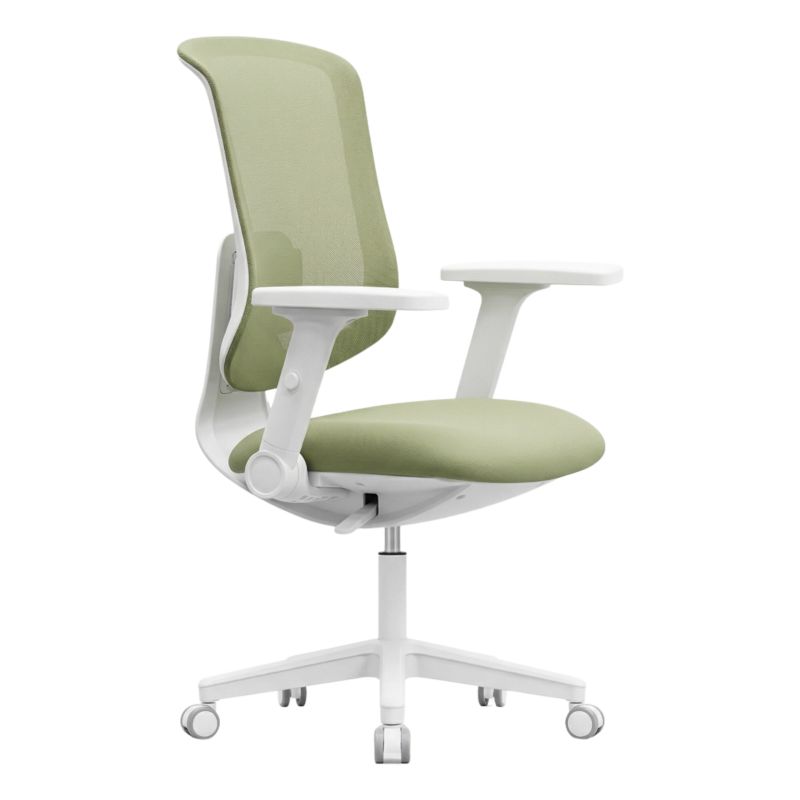 Ergonomiczny fotel biurowy Spacetronik RETTO pudrowa zieleń, 1 szt.