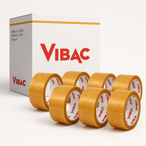 Taśma klejąca NEOPAK VIBAC przezroczysta 48 mm x 60 m zestaw 36 szt.