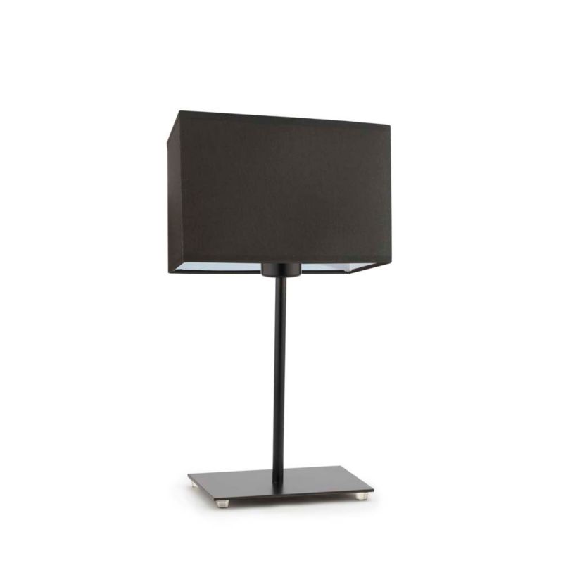 Lampka Nocna Volta Light Factory Moto Abażur Brązowy Prostokąt 1xE27 1szt.