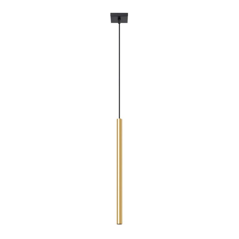Lampa wisząca Sollux Lighting Pastelo 4142 złoty połysk tuba 1xG9 x 8W 1 szt.