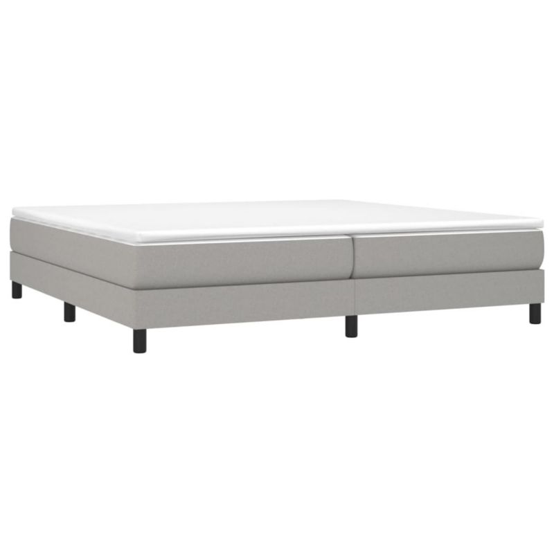 Łóżko tapicerowane WaszeMeble 200x200 cm jasnoszara WM-3120540 1 szt.
