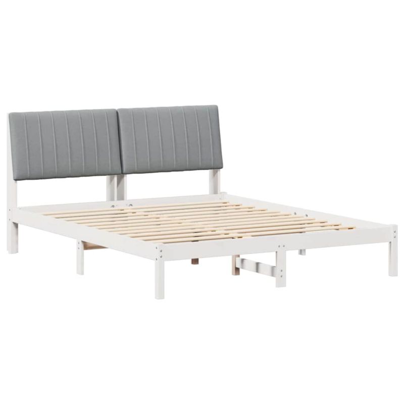 Łóżko Drewniane WaszeMeble 150x200 cm Białe WM-3394417 1 szt.