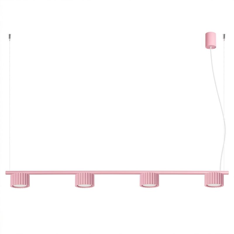 Żyrandol AURA 4 różowa Gx53 Sollux Lighting 1 szt.