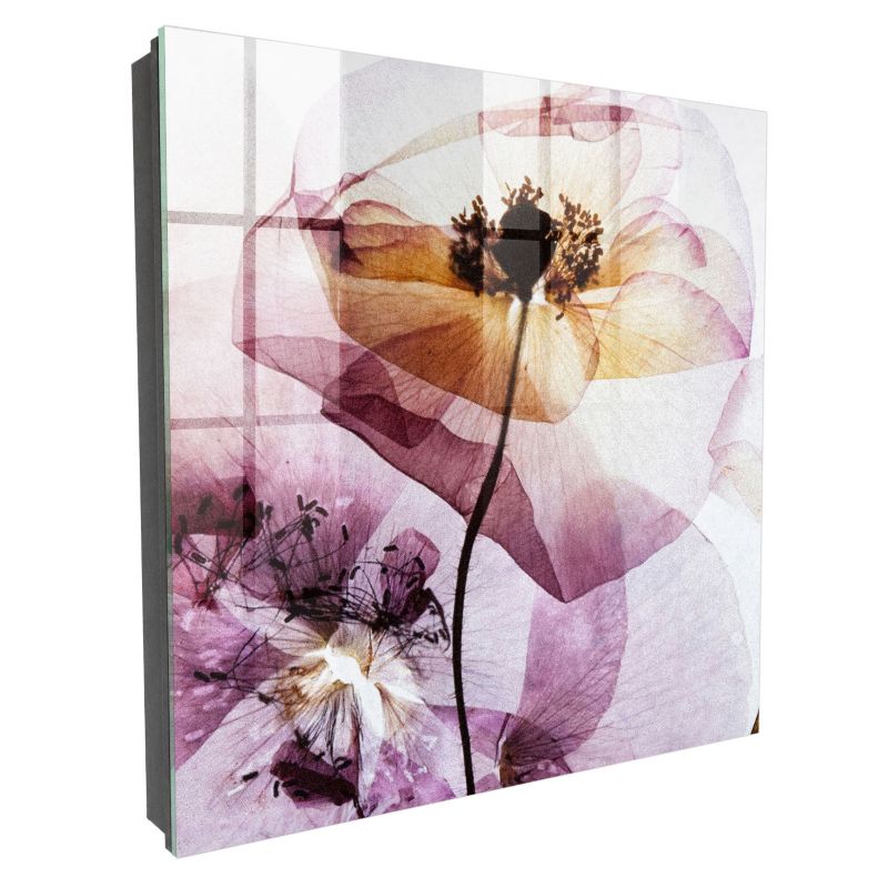 Pudełko Na Klucze Tulup 30x30 cm Kwiatowa elegancja 1 - Czarna - Otwierana na prawo 1 szt.