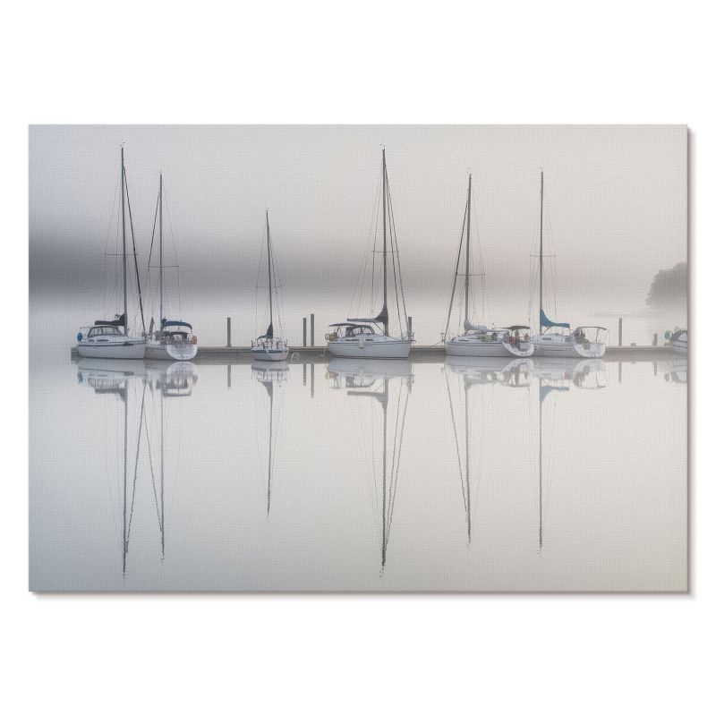 Obraz Plakat Canvas Tulup 84x59,4 cm (A1) Jachty na wodzie Do sypialni, salonu, biura 1 szt.