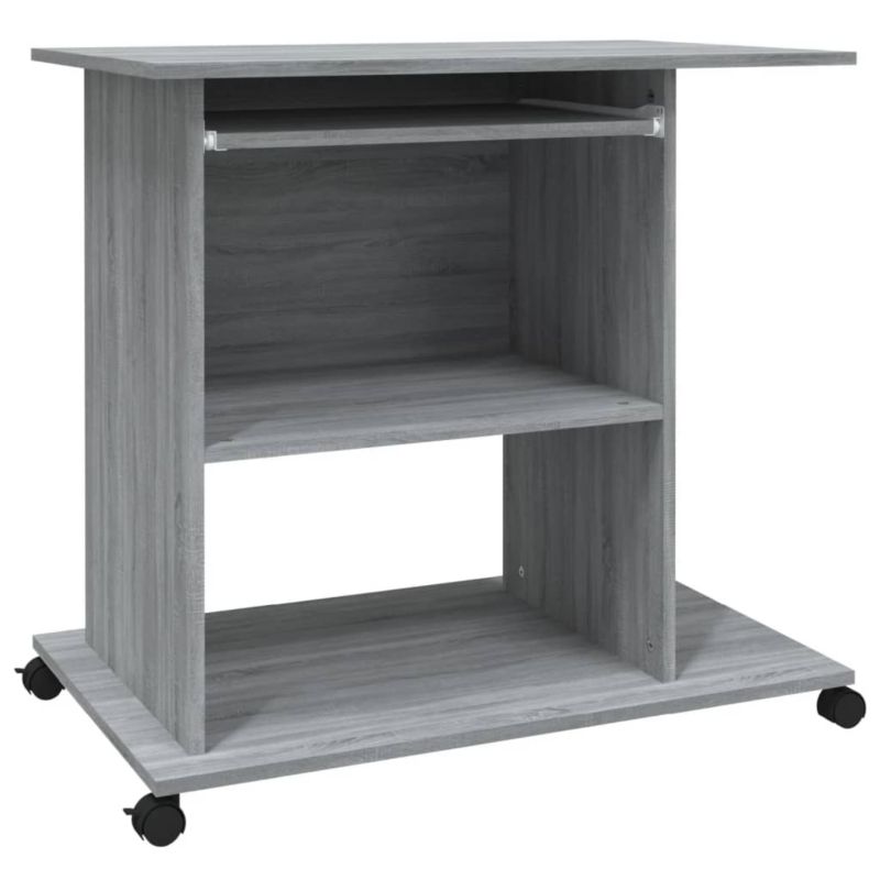 Biurko vidaxl 815544 szary 1 szt
