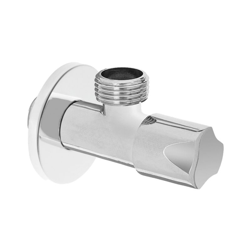 Zawór Kątowy do Baterii Pralki GZ/GZ 1/2"x3/4" Metalowe Pokrętło INVENA 1 szt.