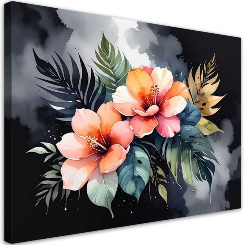 Obraz do salonu sypialni kuchni biura spa loftu Feeby Pomarańczowe 45x30cm 1szt