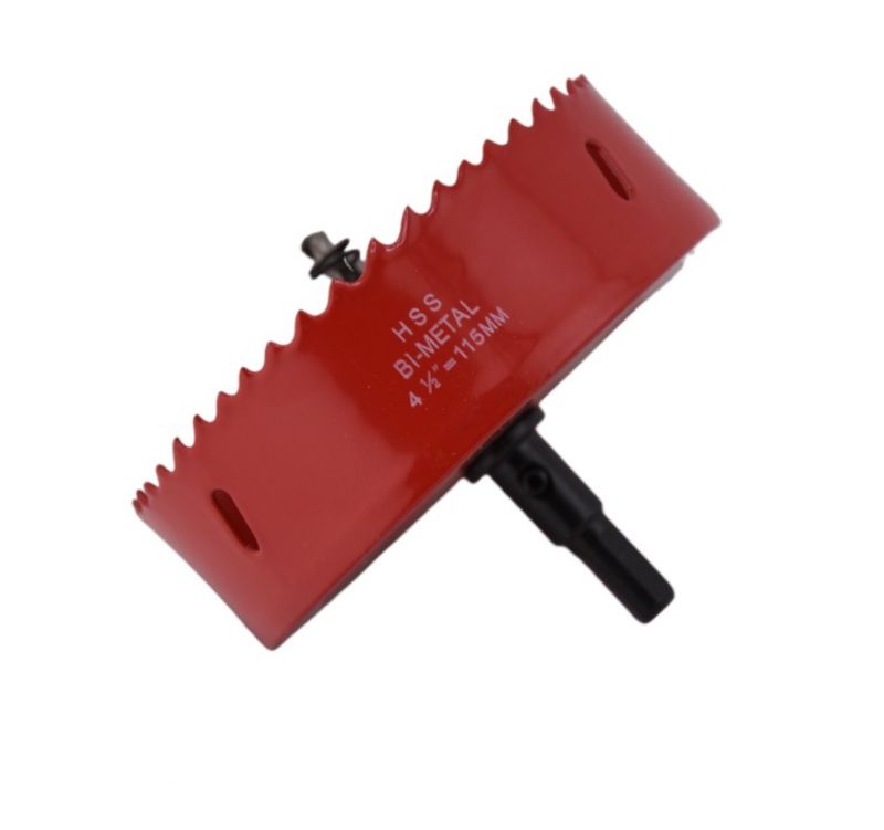 Otwornica bimetalowa Kormax 115mm HSS z uchwytem (OBMHSS115) - 1 szt.