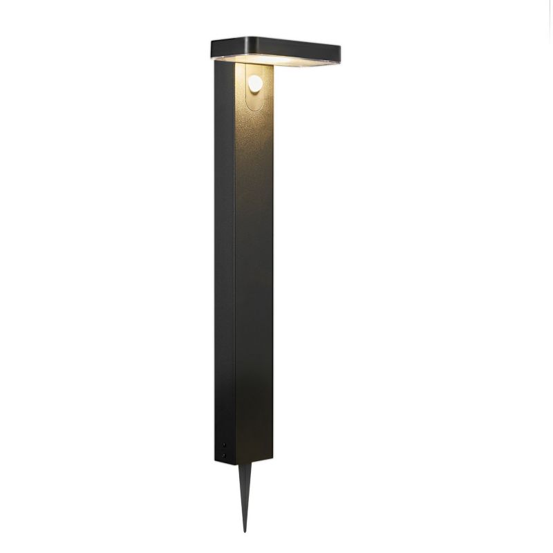 Lampa zewnętrzna Nordlux Rica czarna 5W LED IP44, czujnik ruchu, solarna, 1 szt.