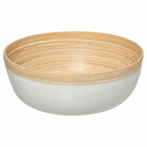 Miska do sałatek Modern Color 5FIVE SIMPLY SMART biała bambusowa okrągła 30 cm do kuchni 1 szt.