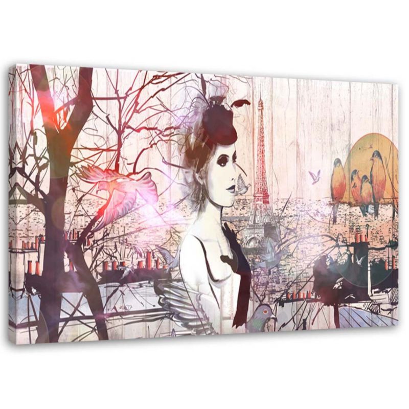 Obraz na płótnie Feeby Kobieta we Francji 120x80cm 1szt