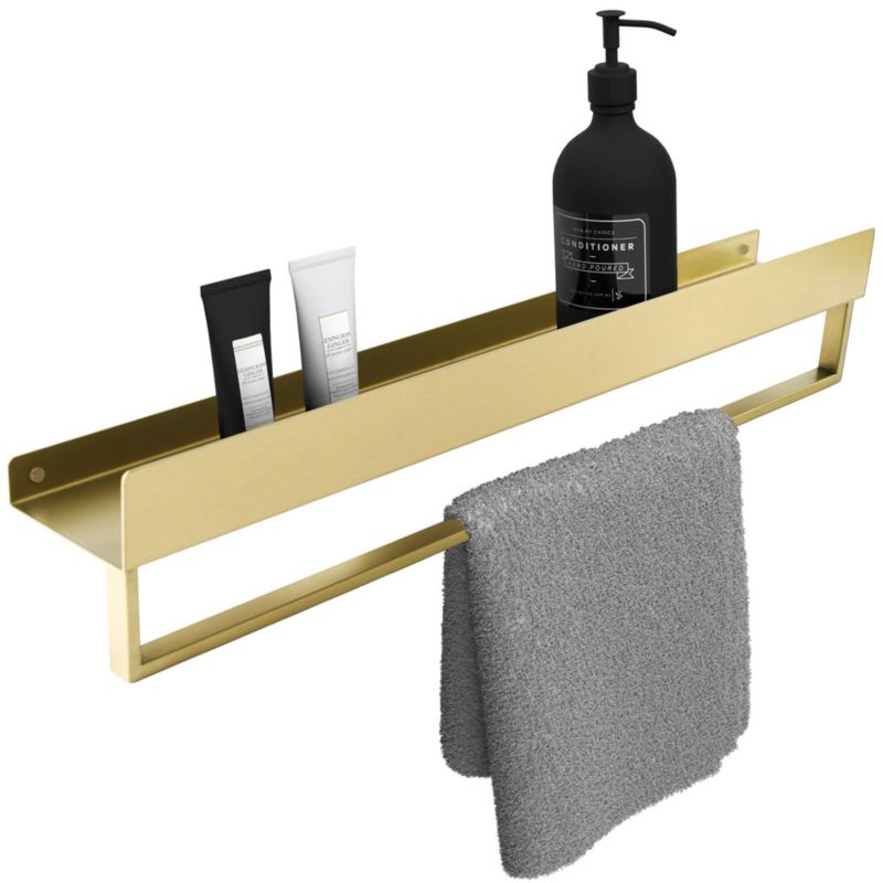 Półka Łazienkowa Wannowa Rea Sf01-600-Bg Złoty Szczotkowany 60X9X11Cm 1Szt