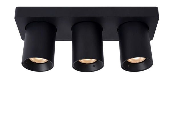 Oprawa sufitowa spot Lucide Nigiel czarny 3 x GU10 x 5W IP20 wym: 30 x 10 cm - 1 szt.