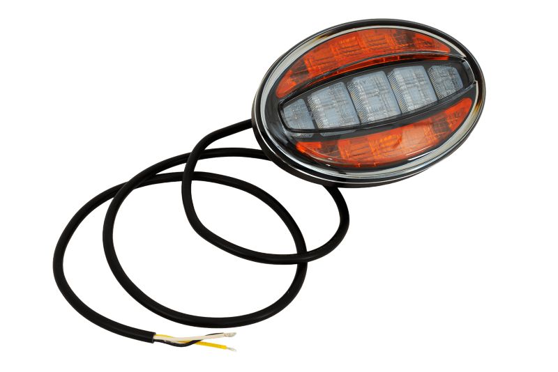 Lampa przednia FRISTOM FT-356 LED IND 3 funkcje uniwersalna 1 szt.
